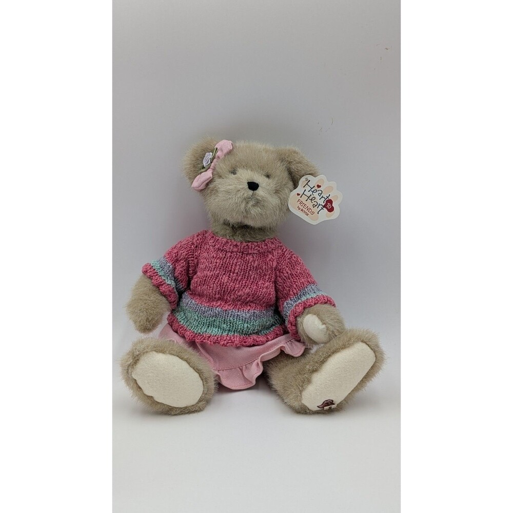 Vintage Boyds Bears "Heart to Heart Friends" Hannah 12" Bear Hang Tag